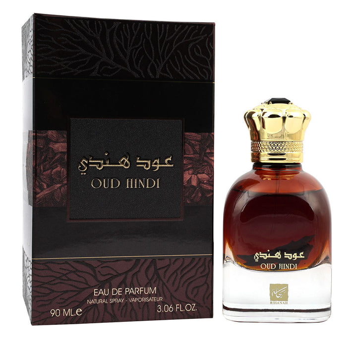 Oud Hindi Nusuk Eau De Parfum 90ml 3floz Unisex Fragrance-theislamicshop.com