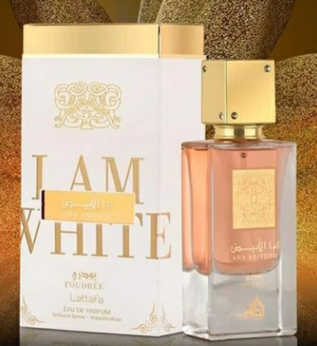 LATTAFA ANA ABIYEDH POUDR'EE 60ML Eau De Parfum Saffron Amber Wood Perfume-theislamicshop.com