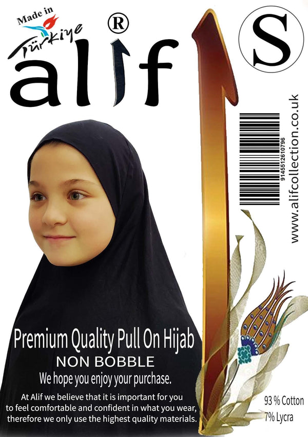 alif-girls-pull-on-non-buuble turlu-viscose-cotton-hijab-small-the-islamic-shop